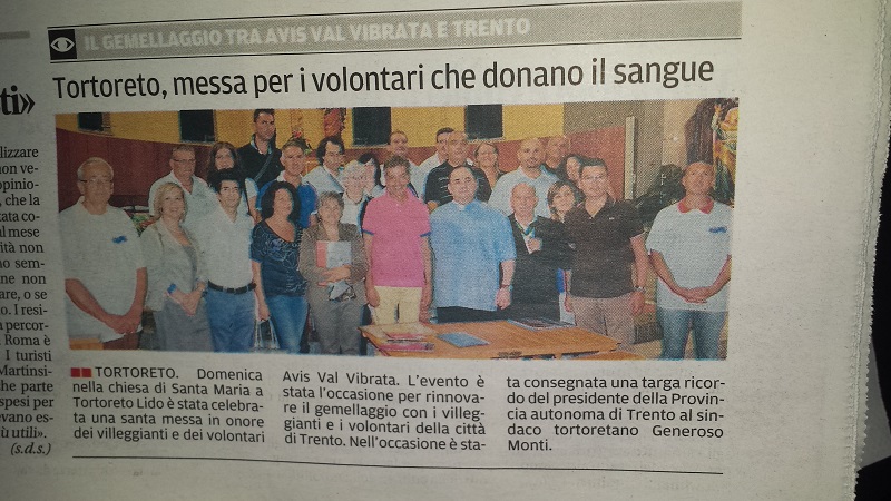 Messa volontari settembre 2013